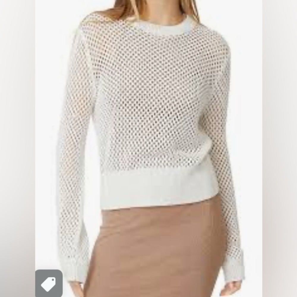 Monrow sweater in open knit size XL